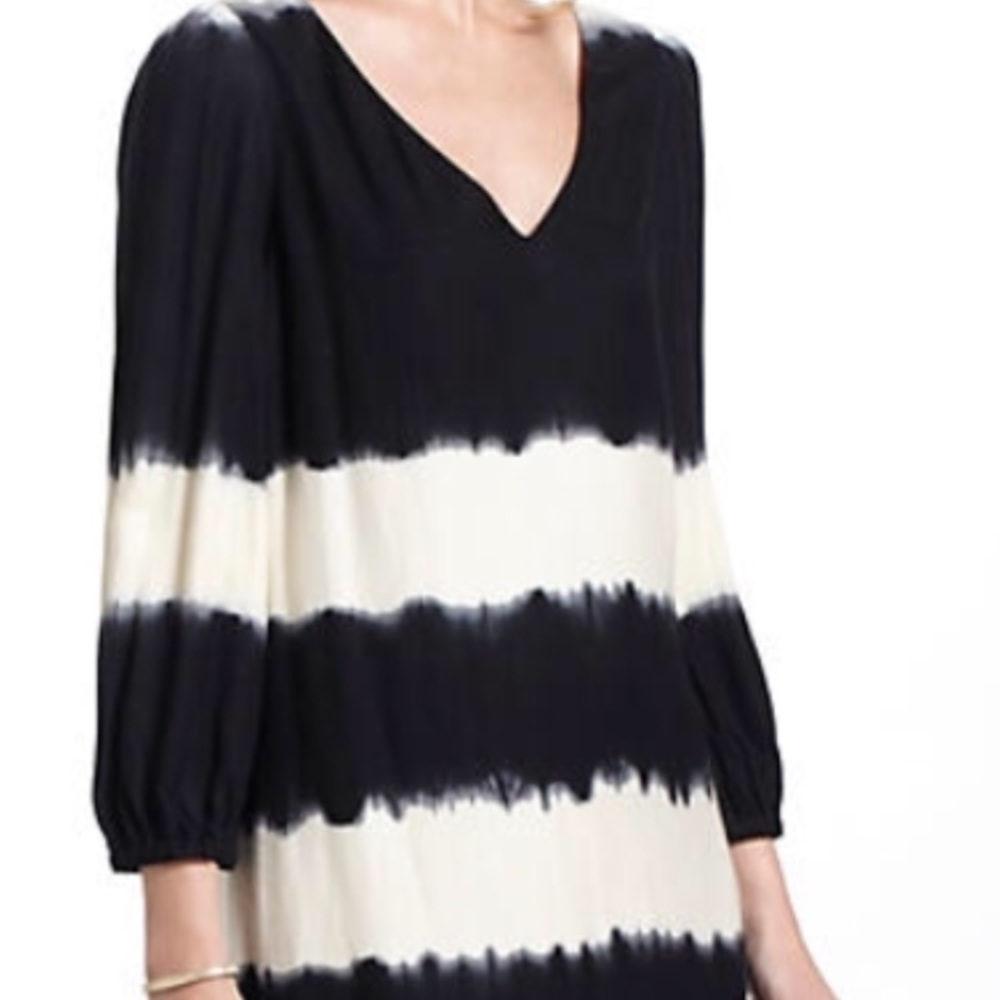 Anthropologie Ink Wash Tie Dye dress